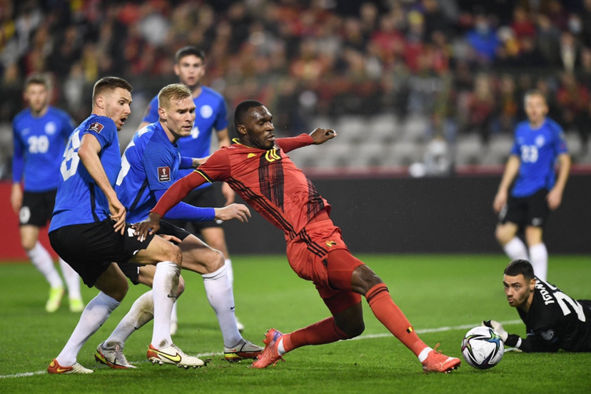 关于比利时大胜爱沙尼亚，提前锁定出线资格的信息