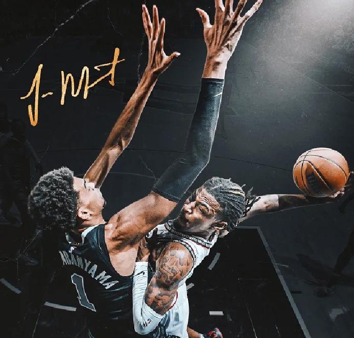 哈登火爆砍下分助篮网轻取灰熊